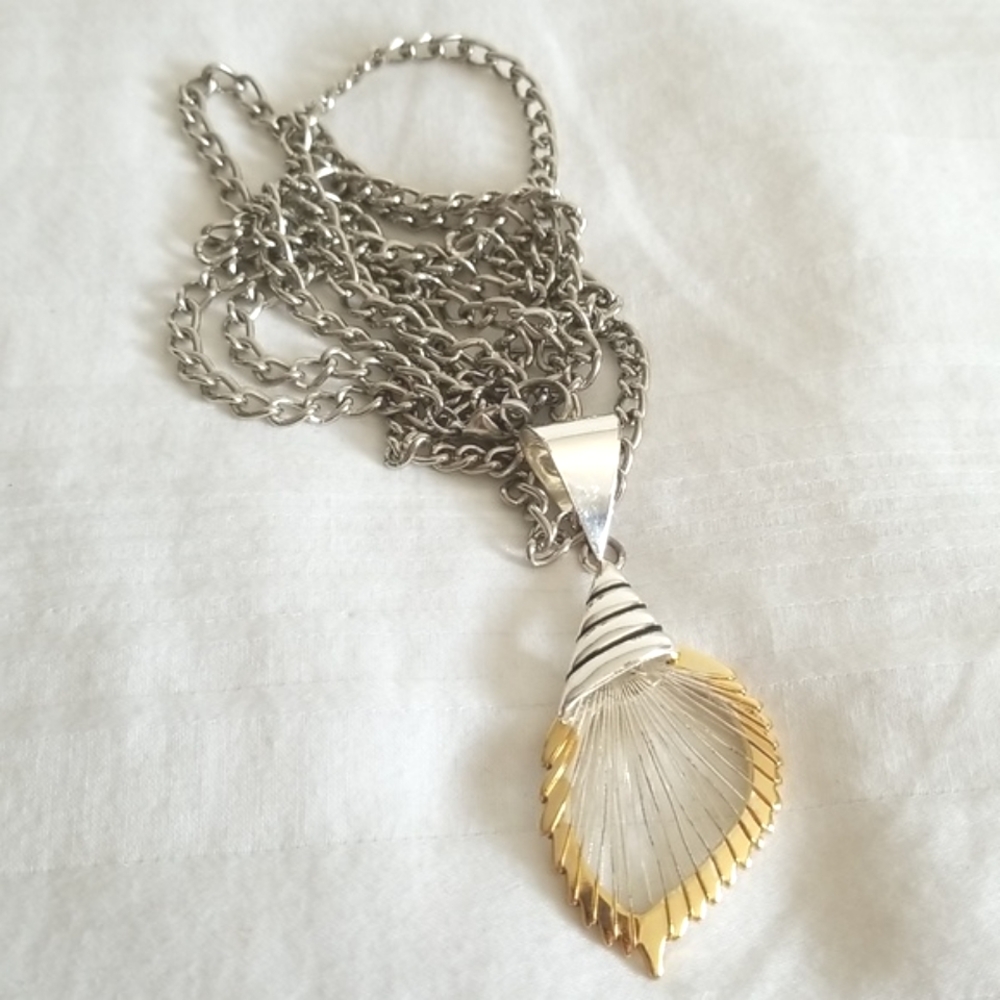 Silver Gold Link Chain Necklace